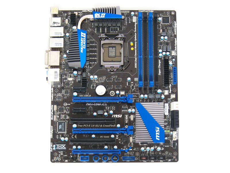 Closer Look: MSI Z68A-GD80 - MSI Z68A-GD80 (G3) Motherboard